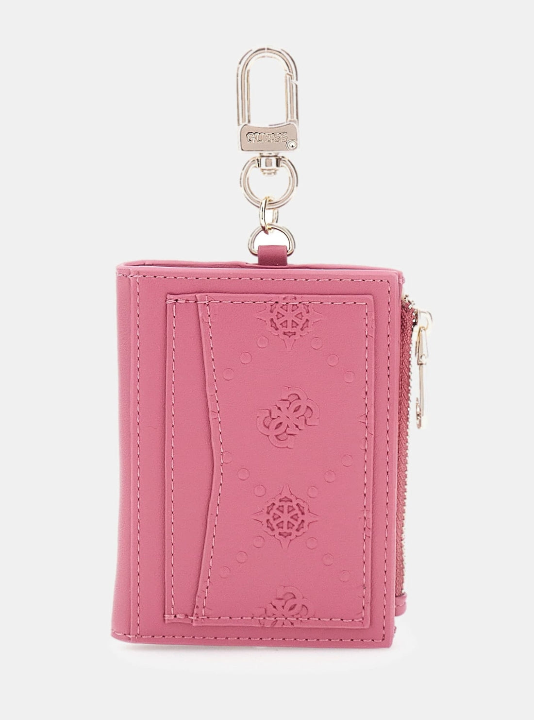 GUESS Accessories Pink Card Holder Keyring Wallet RW7541P5301 Back View