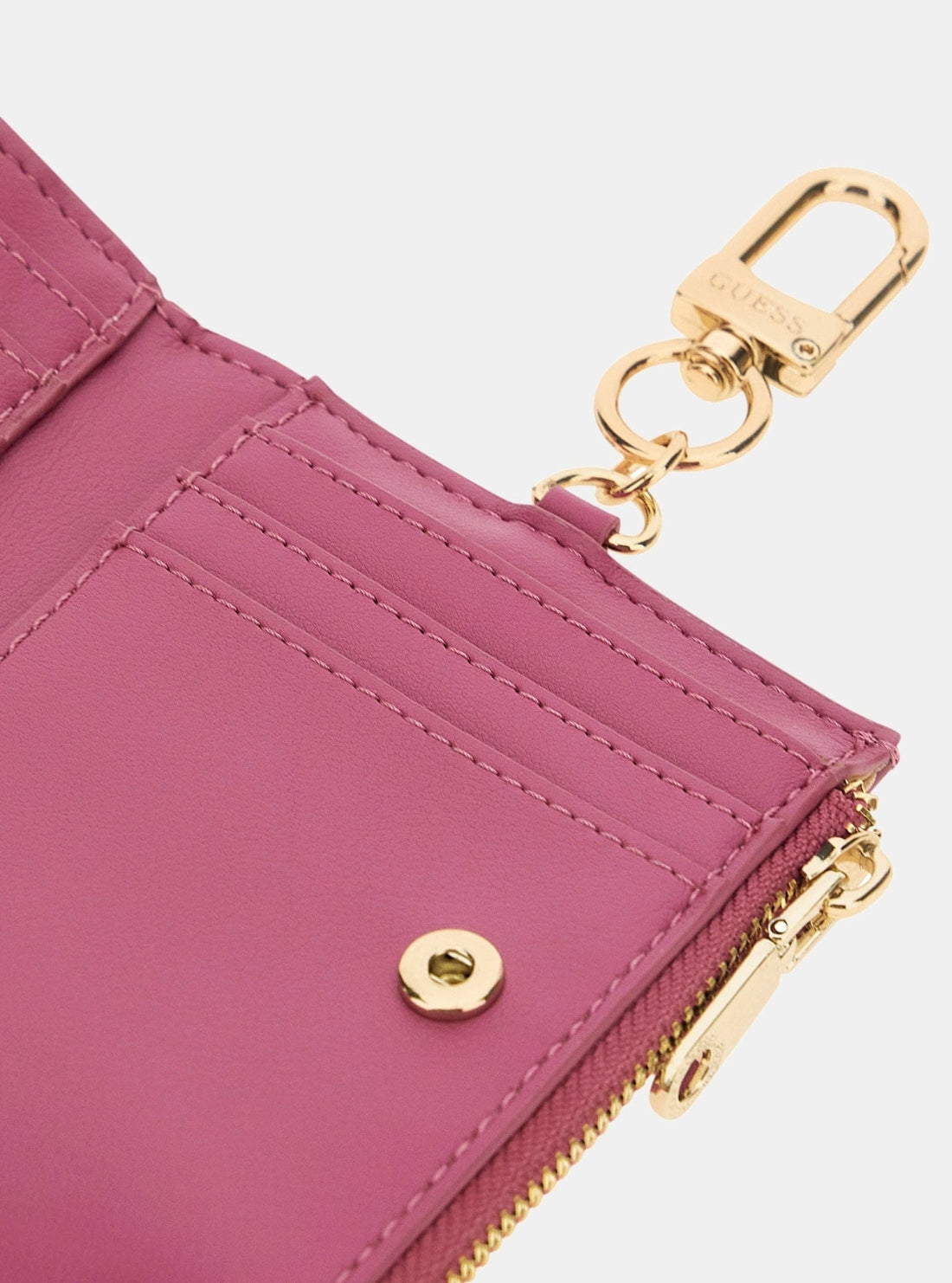 GUESS Accessories Pink Card Holder Keyring Wallet RW7541P5301 Detail View