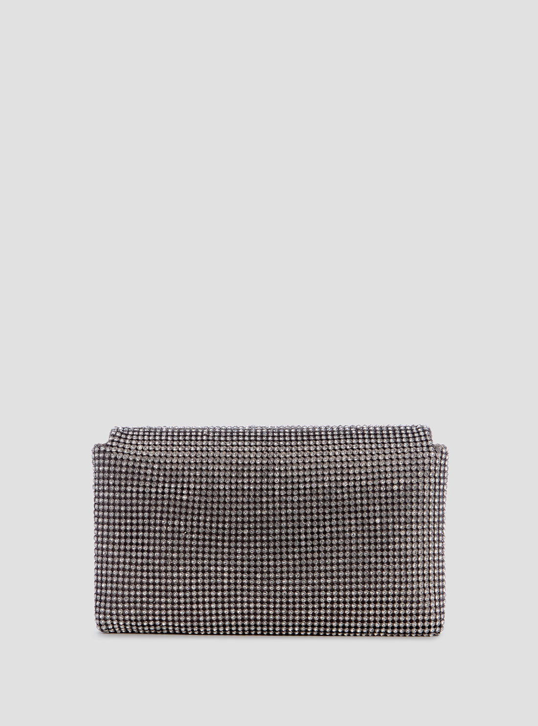 Silver Zalina Clutch Bag