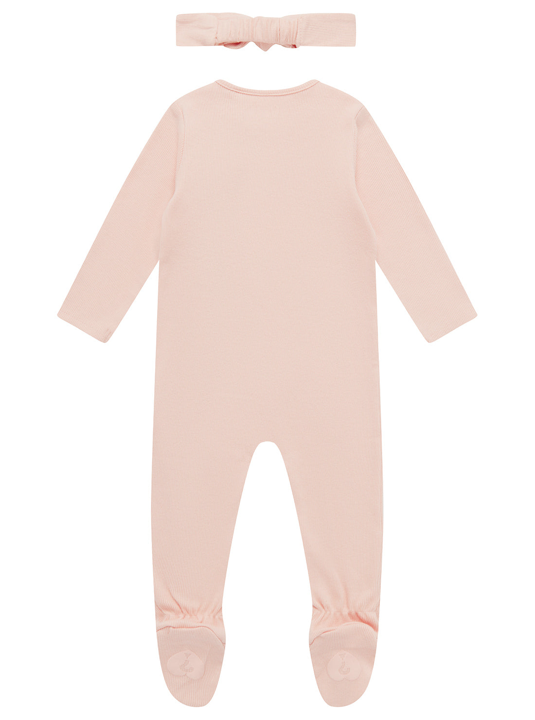 Pink Overall and Hair Band Set (0-12M)