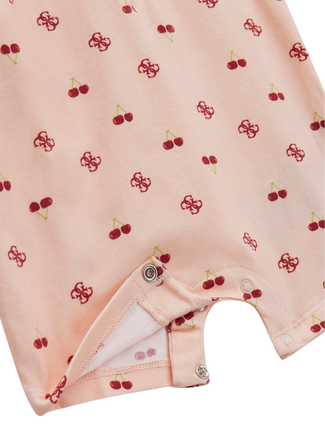 GUESS Baby Pink Stretch Jersey Shortie (0-12m) S5GG00K6YW4 Detail View