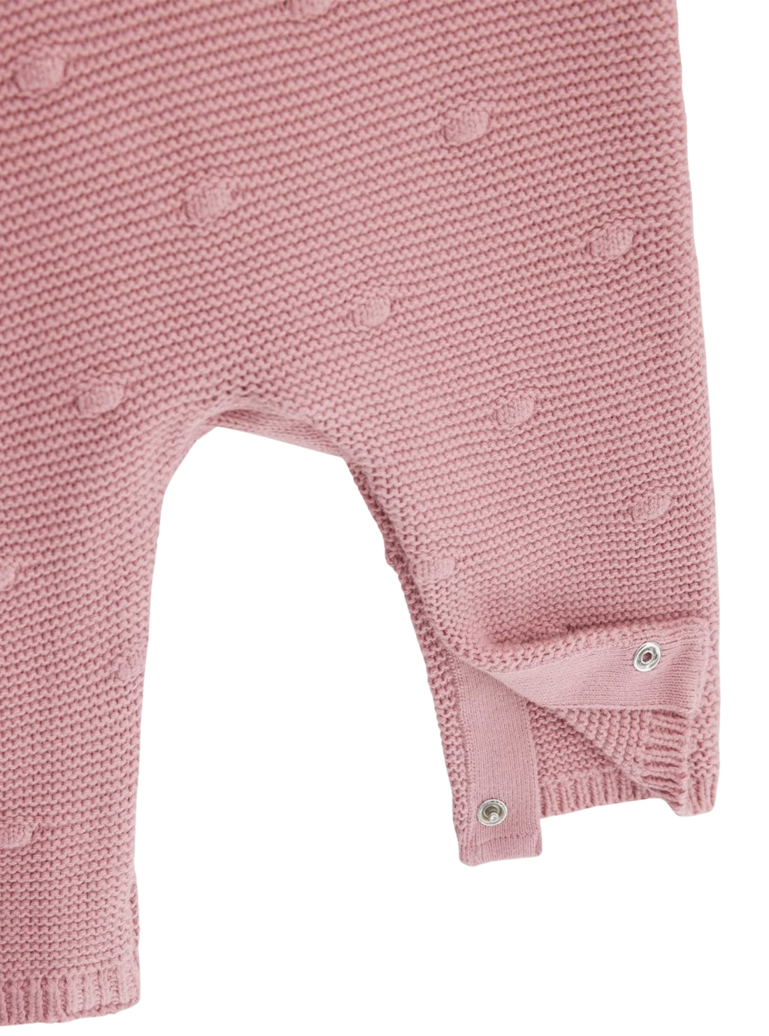 GUESS Kids Eco Pink Body and Knit Overall Set (0-12m) S5YG09K6YW1 Detail View