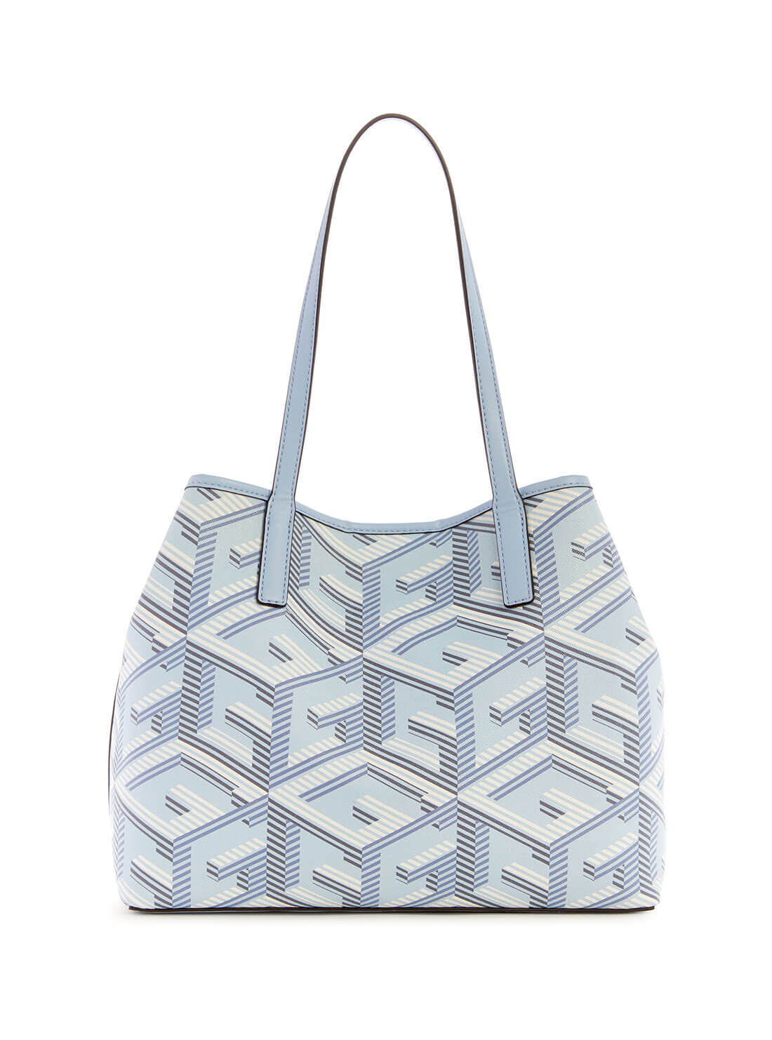 Light Blue Vikky Tote Bag | GUESS Women's Handbags | back view