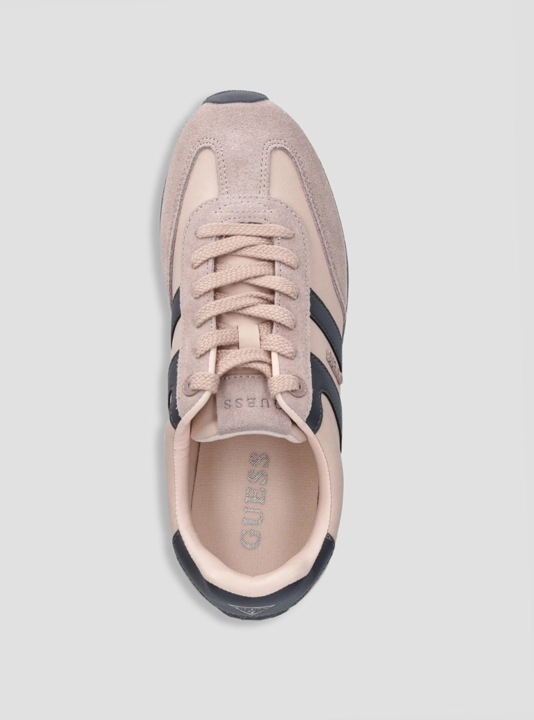 GUESS Womens Pale Pink Saphia2 Sneakers SAPHIA2 Top View