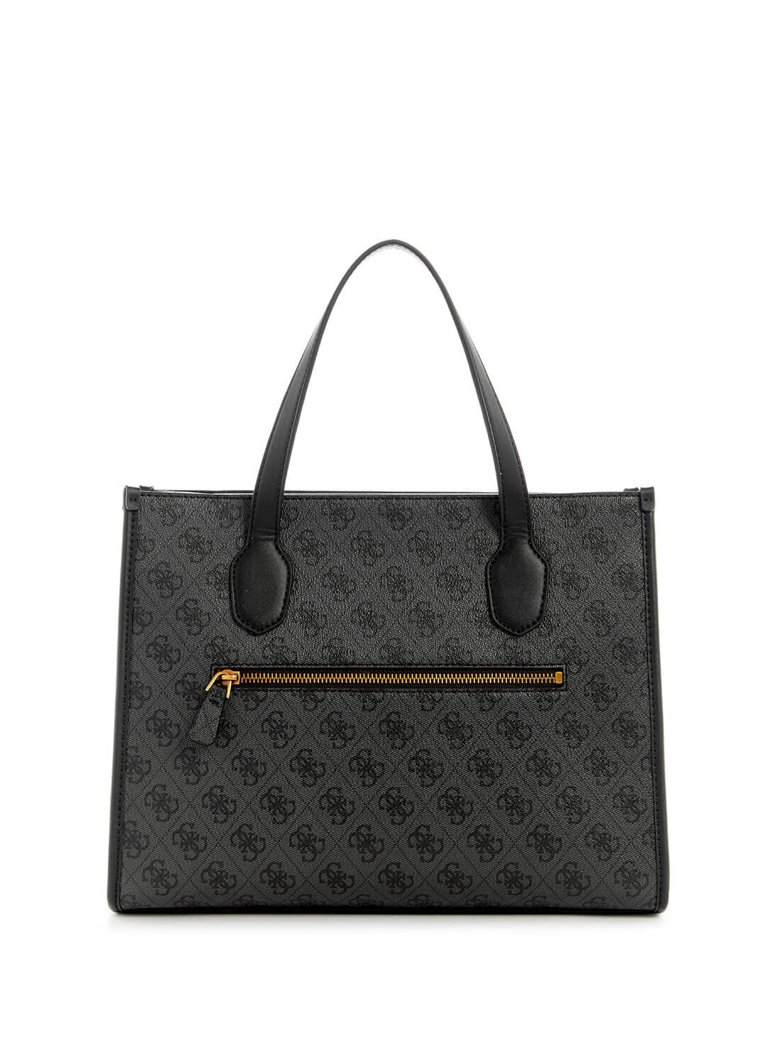 Women's Black Izzy Dual Tote Bag back view