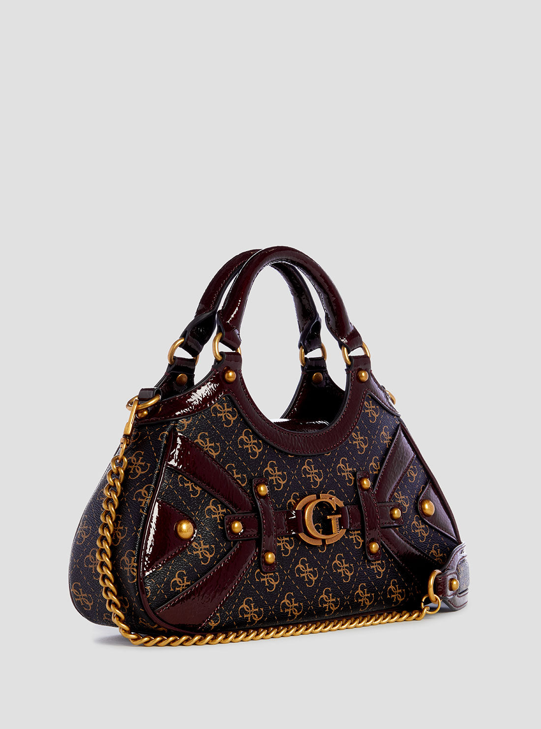 Brown Mintha Small Satchel Bag