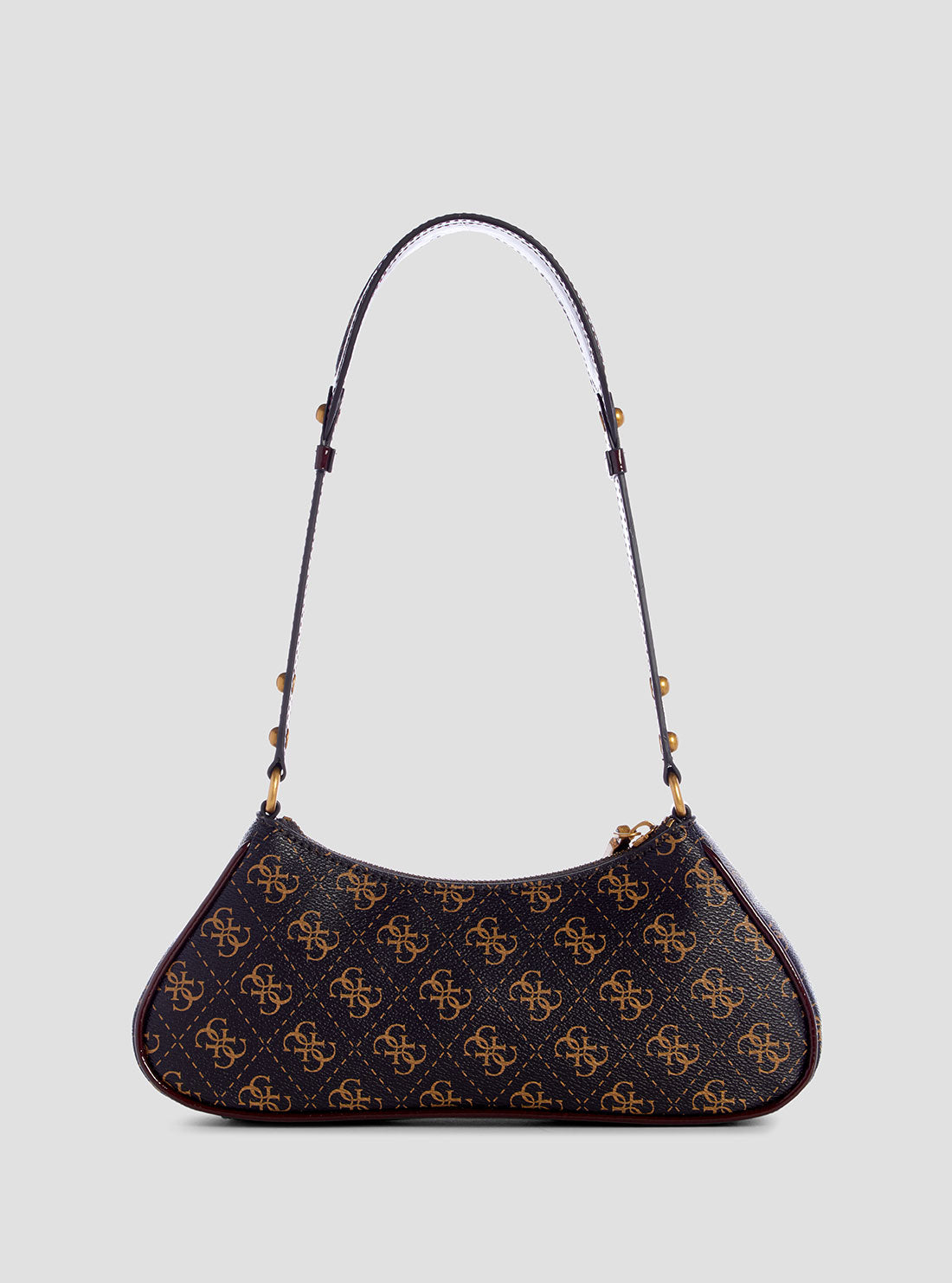 Brown Logo Mintha Shoulder Bag