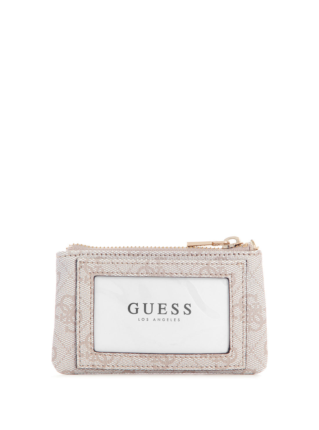 GUESS Pink Logo Laurel Zip Pouch back view