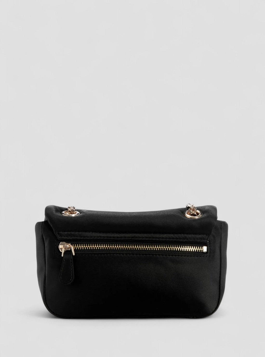 GUESS Womens Black Sunetra Mini Convertible Crossbody Flap SE753478 Back View