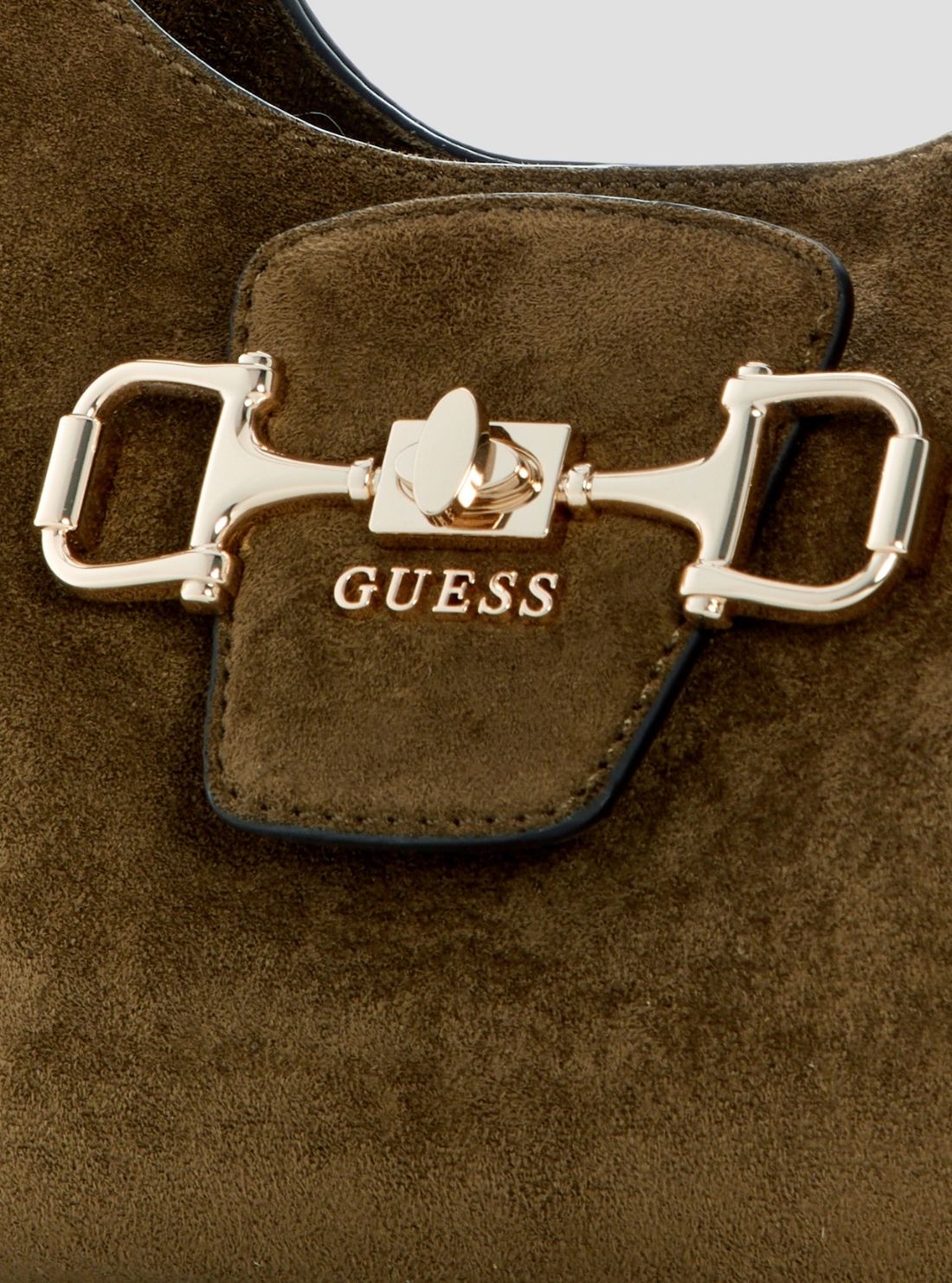 GUESS Womens Olive Sunset Small Hobo Bag SG231401 Detail View