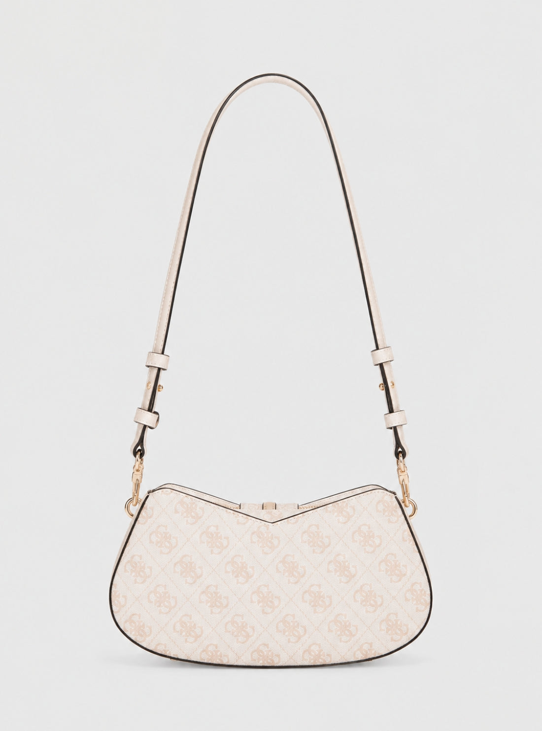Stone Logo Yvonne Mini Curved Shoulder Bag