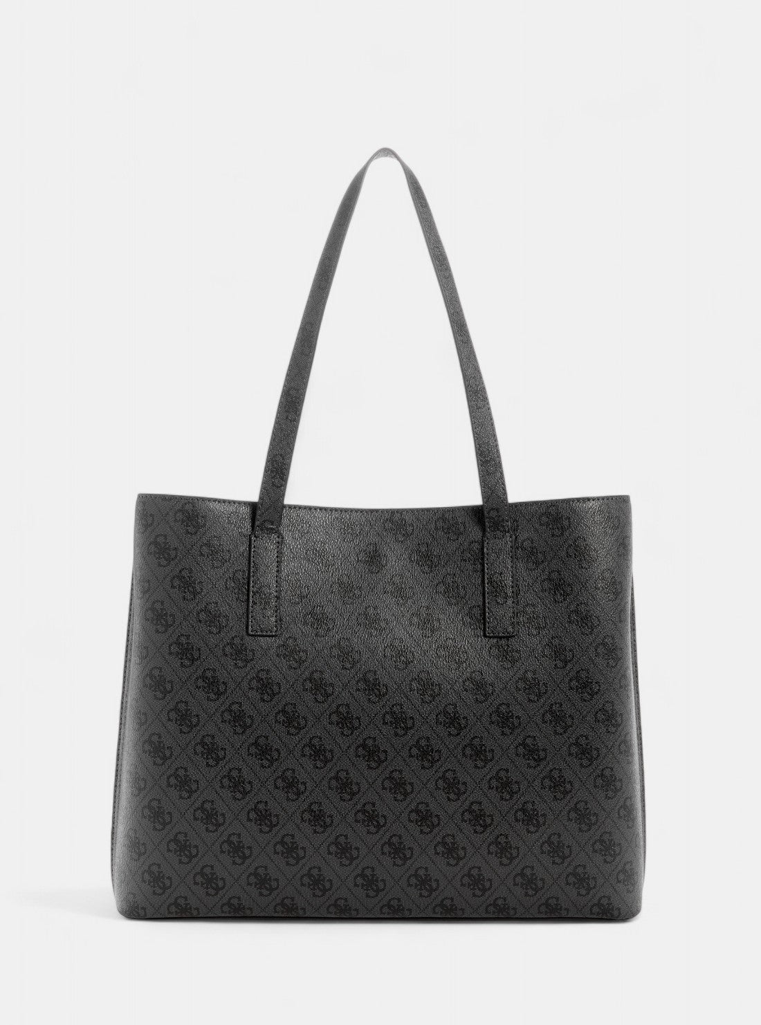 GUESS Womens Black Logo Meridian Girlfriend Tote Bag SG697423 Back View