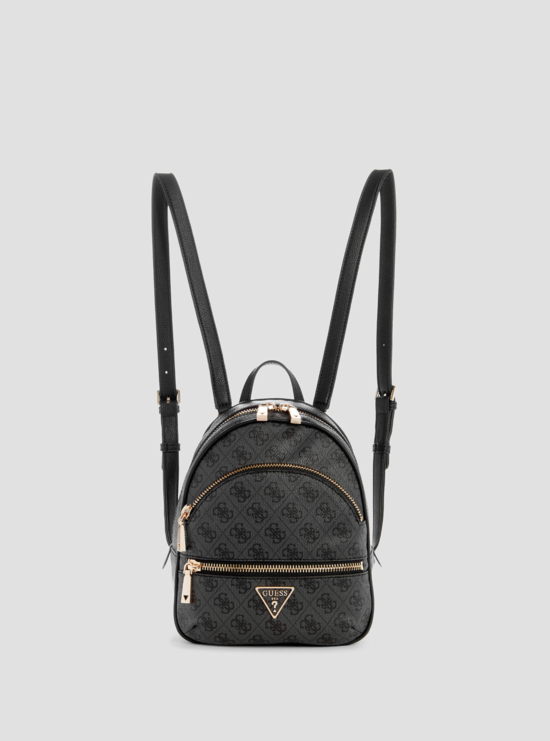 Black Logo Manhattan Backpack