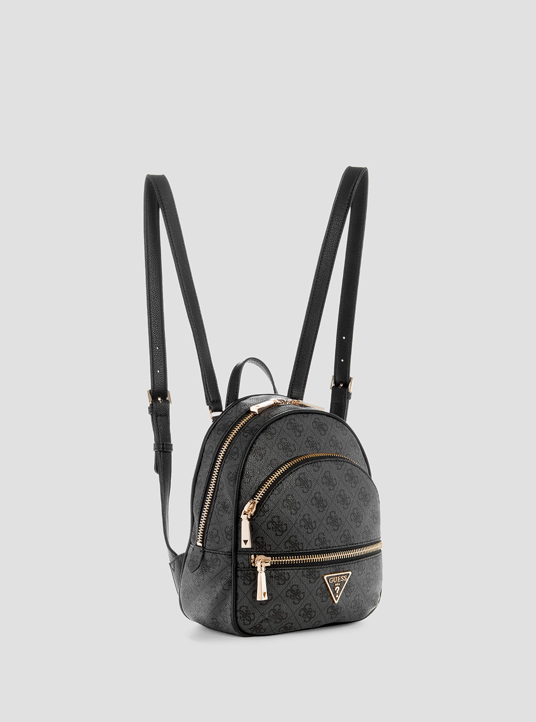 Black Logo Manhattan Backpack