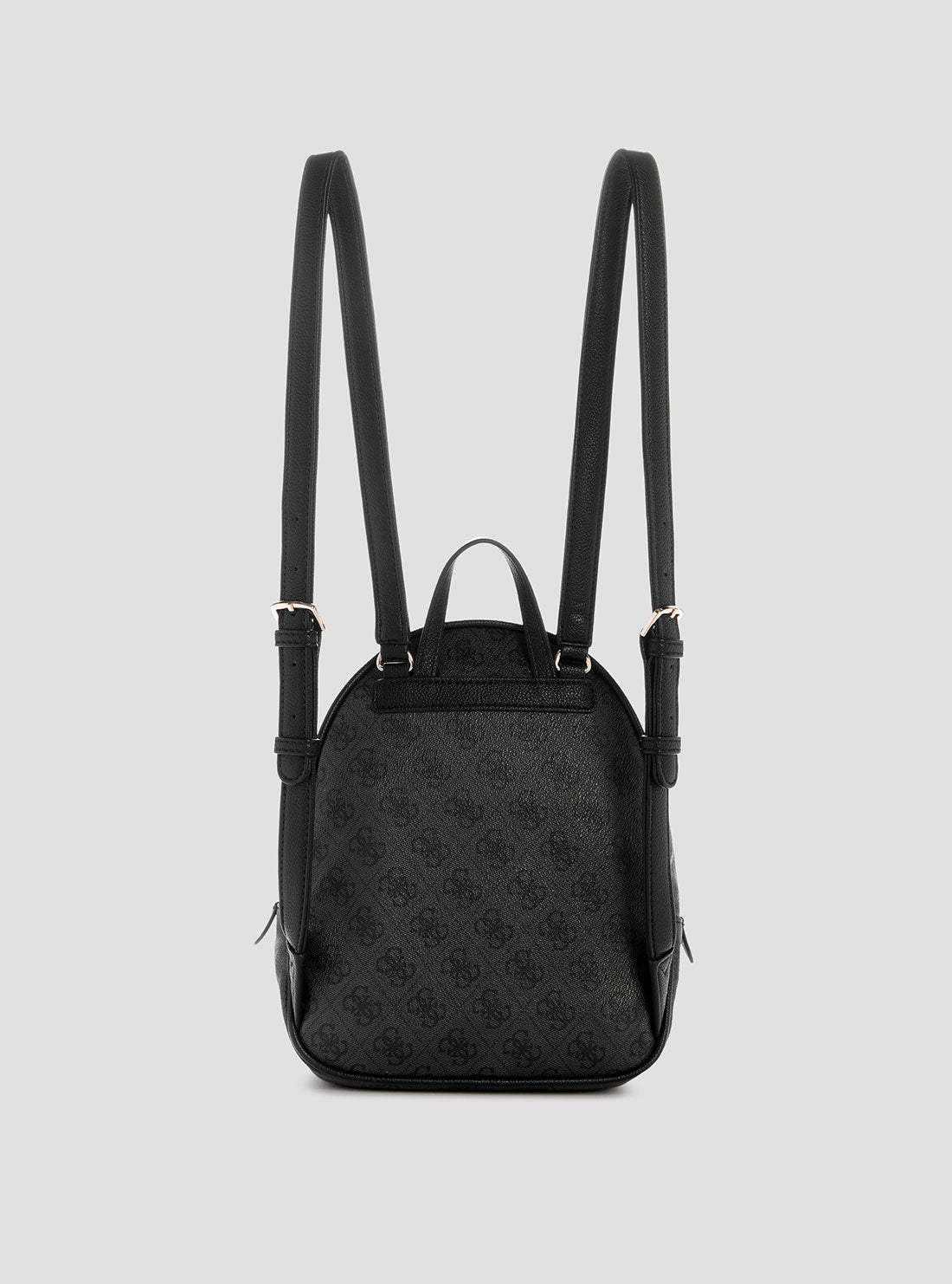 GUESS Womens Black Logo Manhattan Backpack SG711832 Back View
