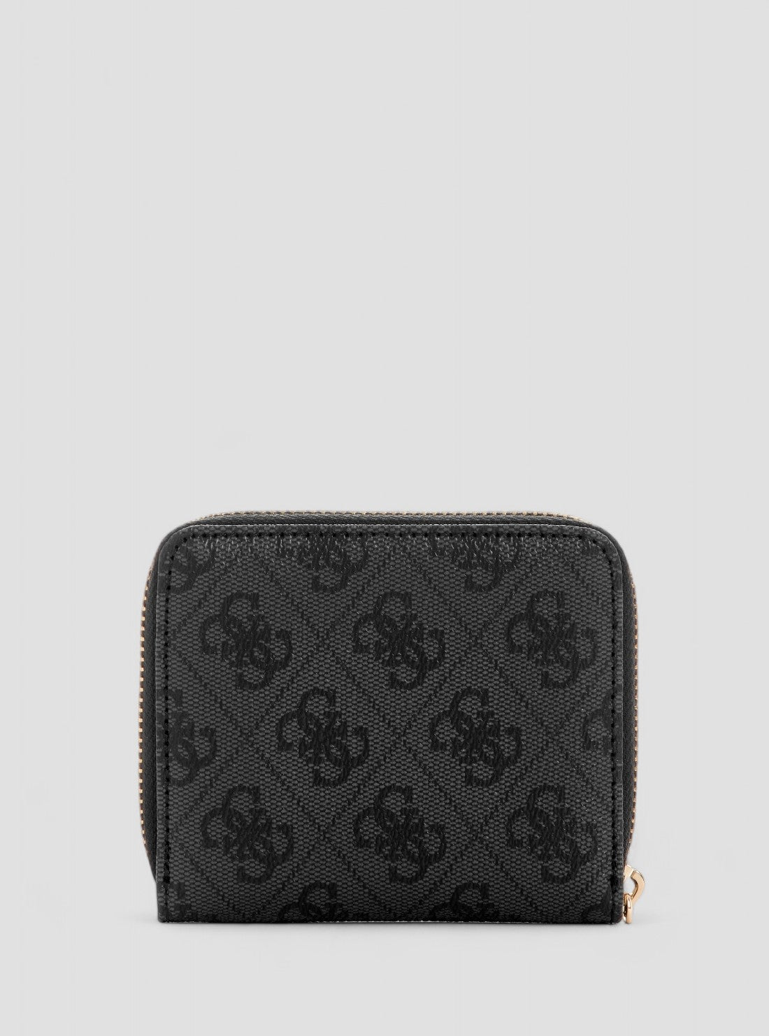GUESS Womens Black Logo Laurel Small Zip Around Wallet SG7459137 Back View