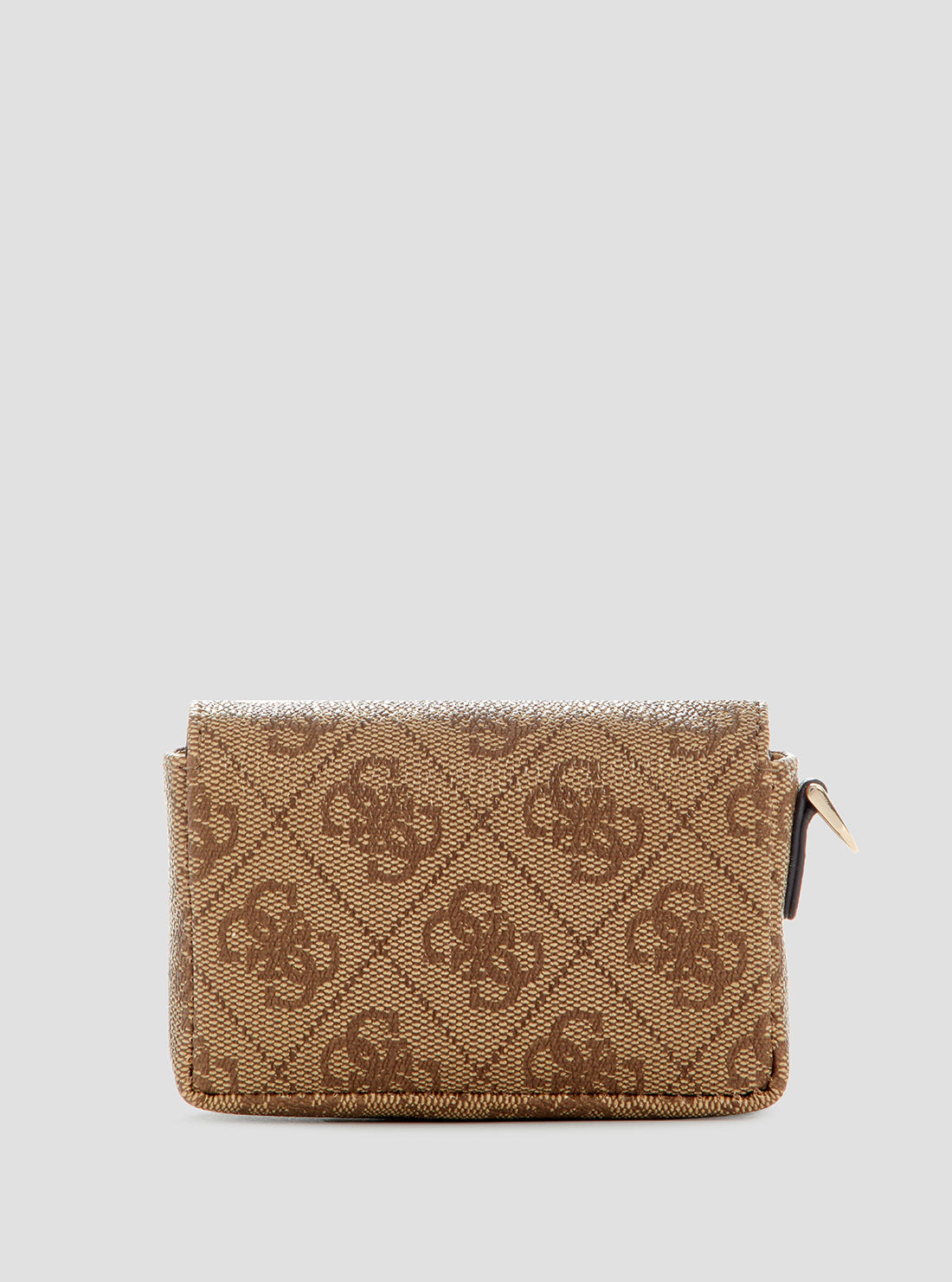 GUESS Womens Brown Logo Laurel Micro Mini Crossbody Wallet SG7459186 Back View