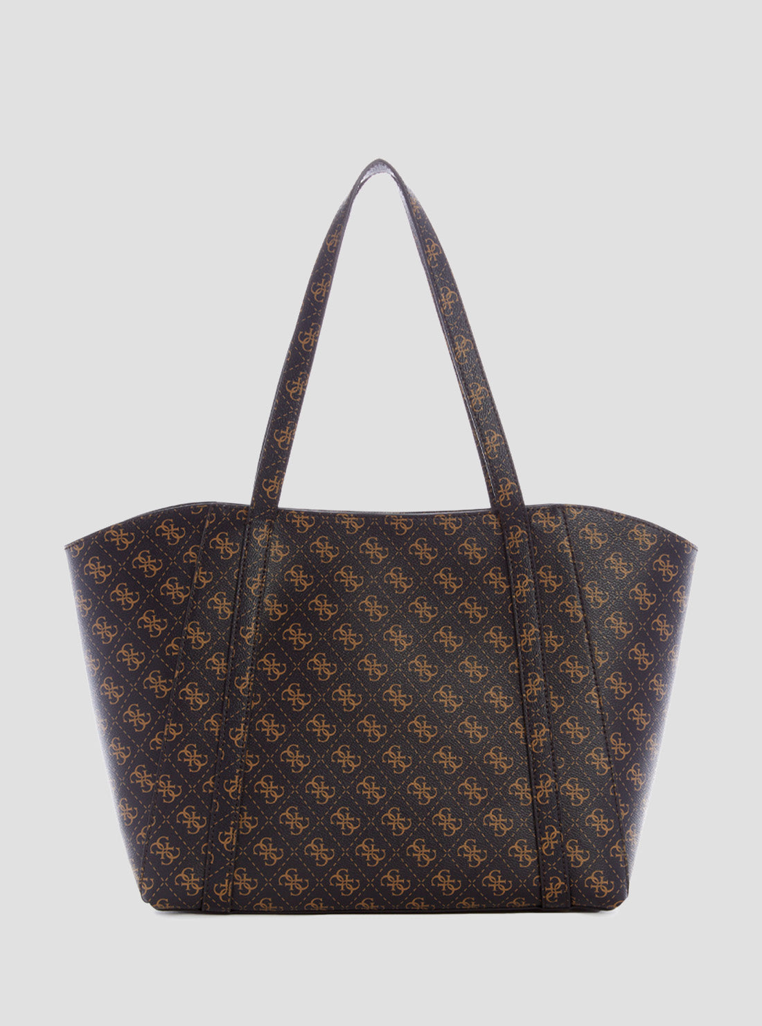 GUESS Women's Brown Logo Naya Tote Bag SG788124BRO Back View