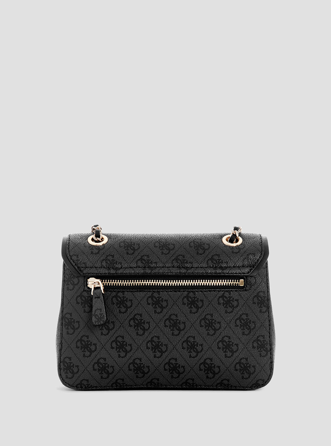 Black Logo Izzy Crossbody Bag