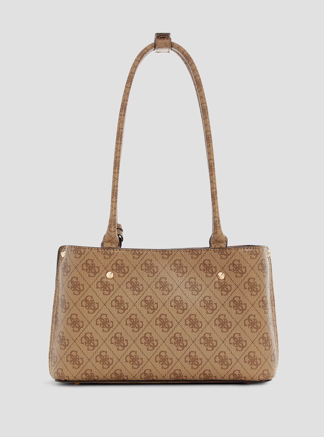 Brown Logo Meridian Satchel Bag