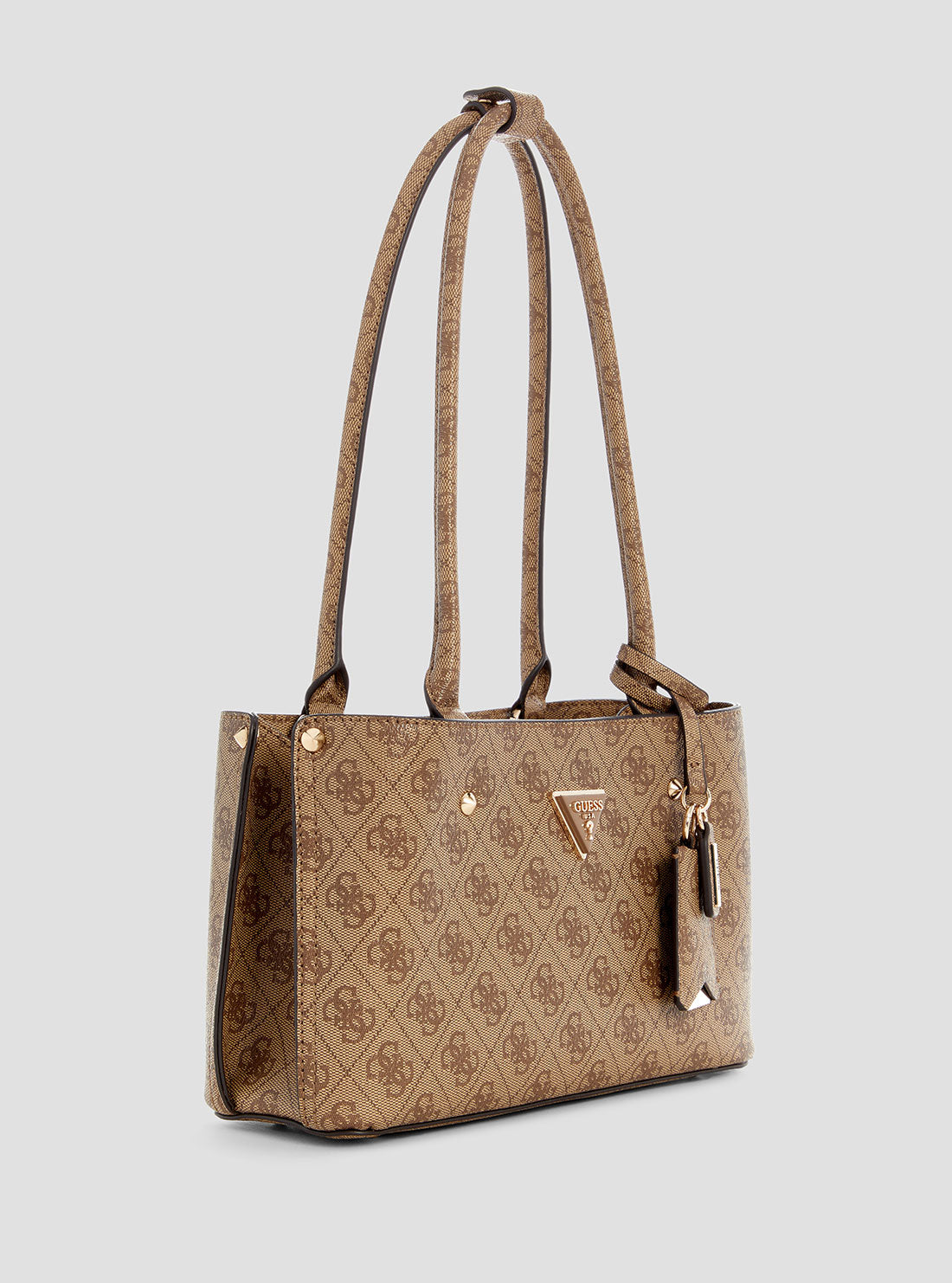 Brown Logo Meridian Satchel Bag