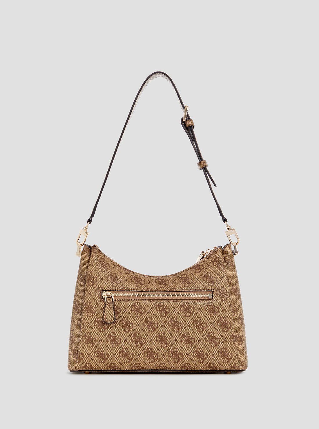 Brown Logo Meridian Shoulder Bag