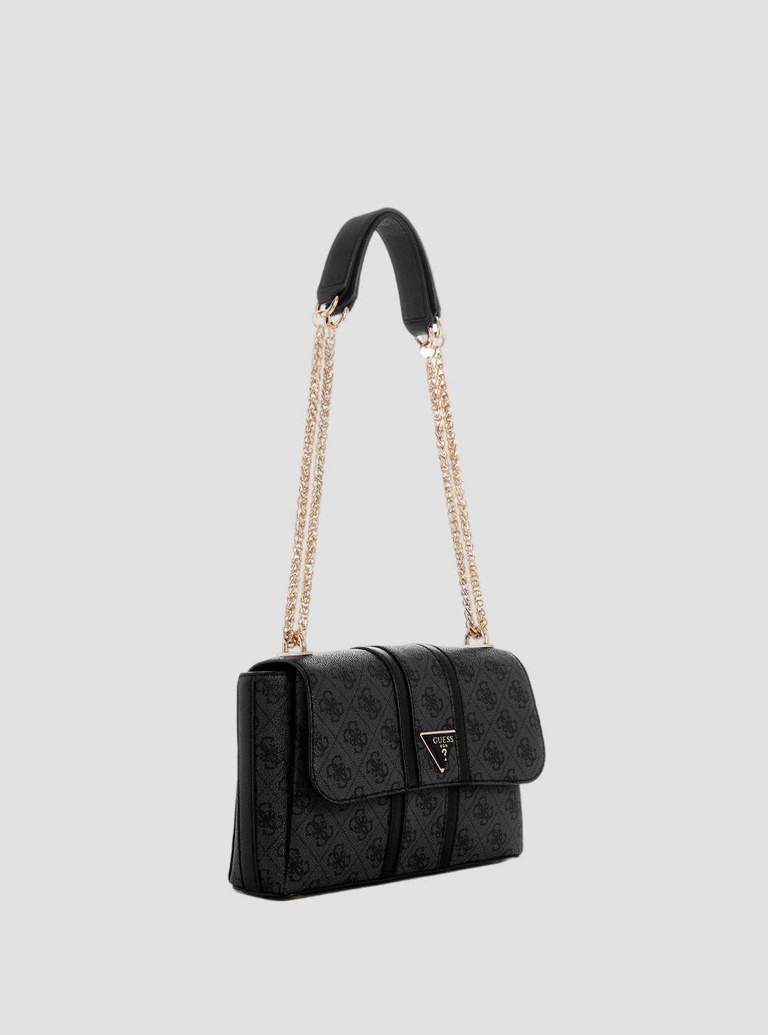 GUESS Black Logo Noreen Crossbody Bag side view