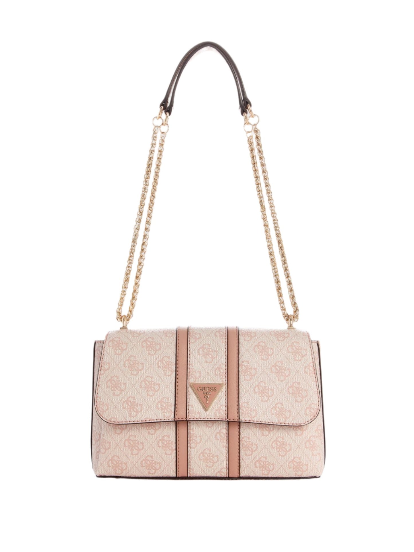 Pink Noreen Convertible Crossbody Flap Bag