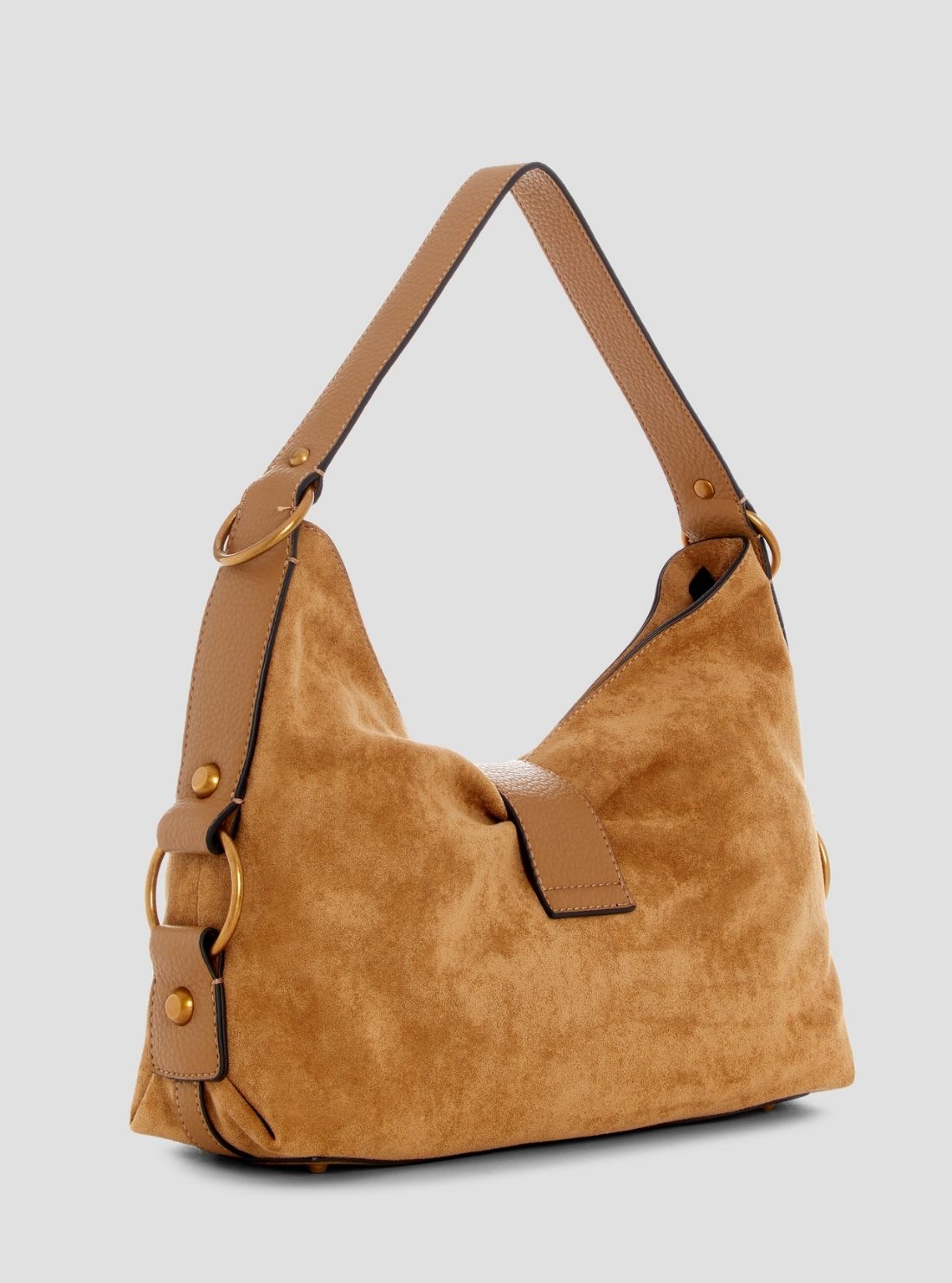 GUESS Womens Tan Camden Shoulder Bag SG930818 Back View