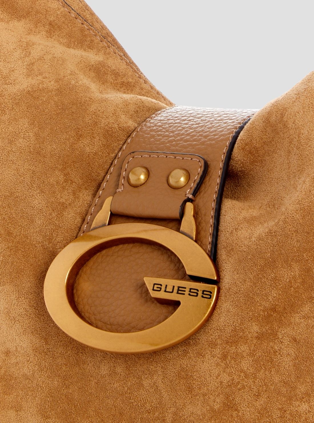 GUESS Womens Tan Camden Shoulder Bag SG930818 Detail View