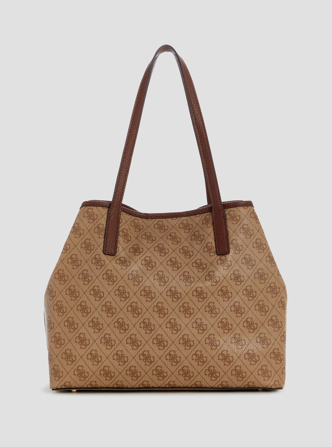 Light Brown Logo Vikky 2 in 1 Tote Bag