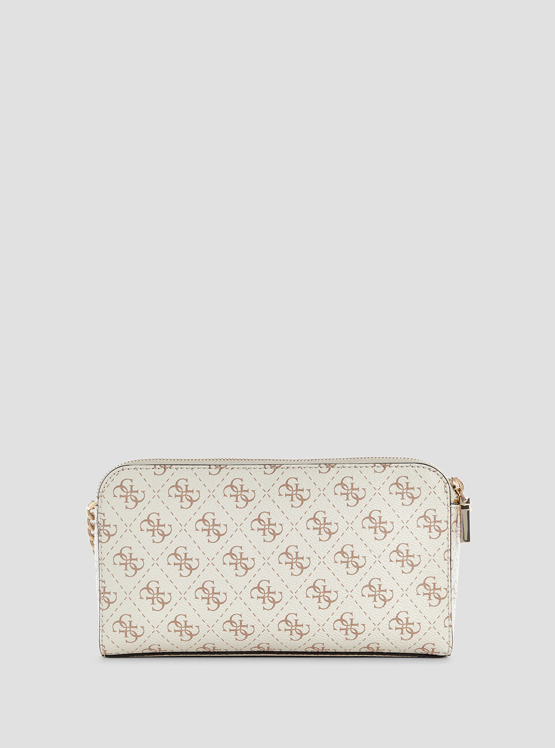 White Logo Daryna Crossbody Bag