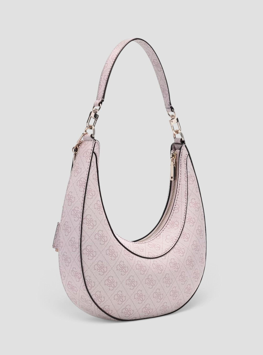 GUESS Womens Pink Logo Lindsey Hobo Bag SG9749010 Side View