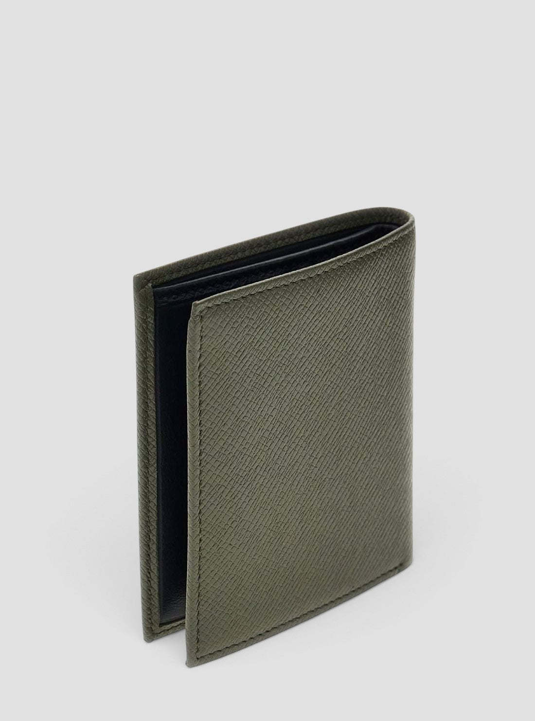 GUESS Accessories Grey Blue Milano Bifold Wallet SMMISBLEA22 Side View