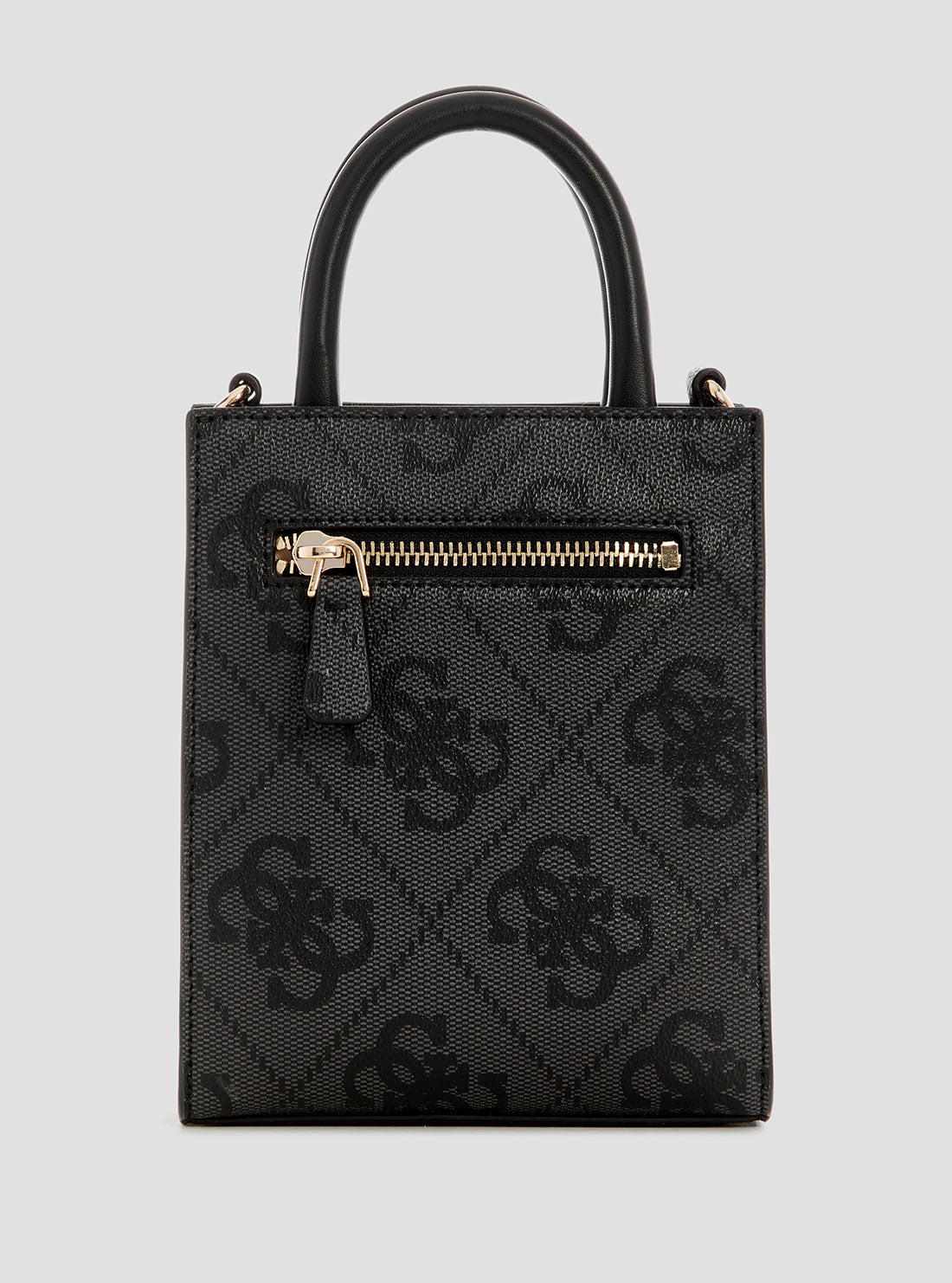 GUESS Womens Black Logo Erenia Mini Tote Bag SO783875 Back View