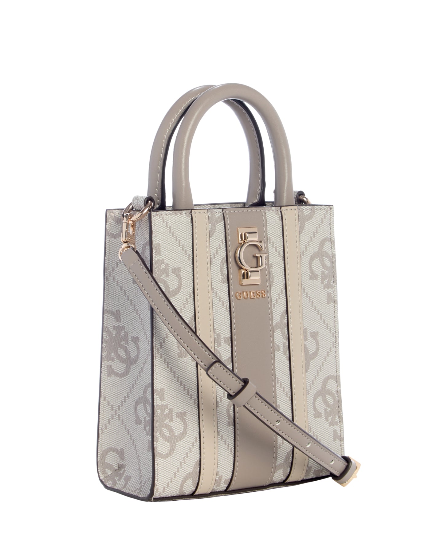 Brown Logo Erenia Mini Tote Bag