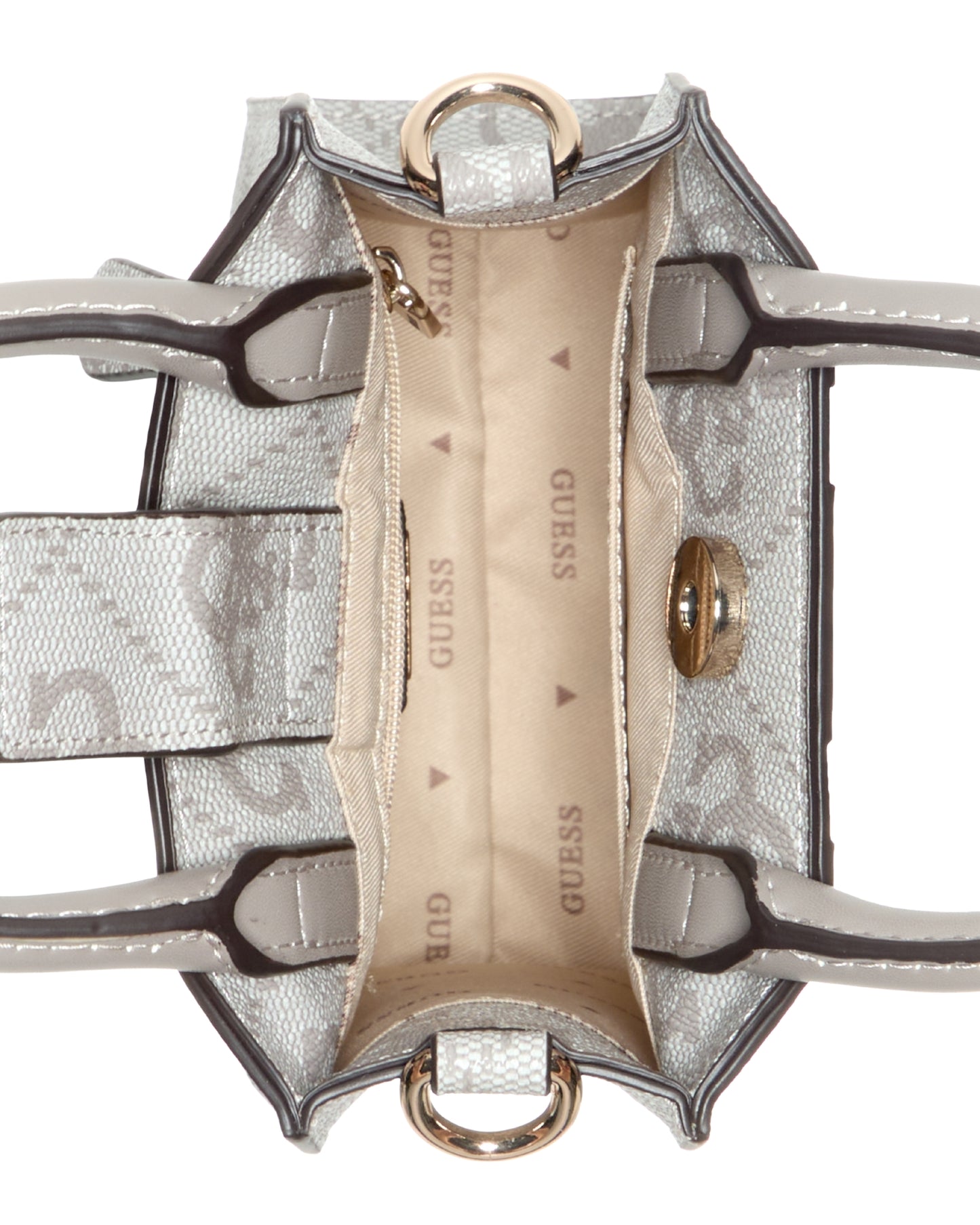 Brown Logo Erenia Mini Tote Bag