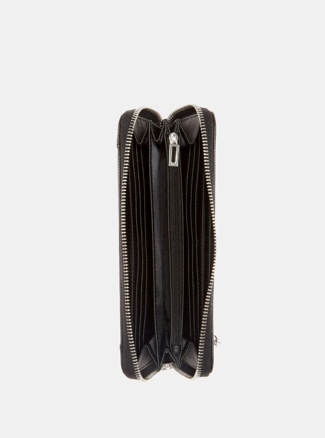 Black Jensen Large Zip Around Wallet