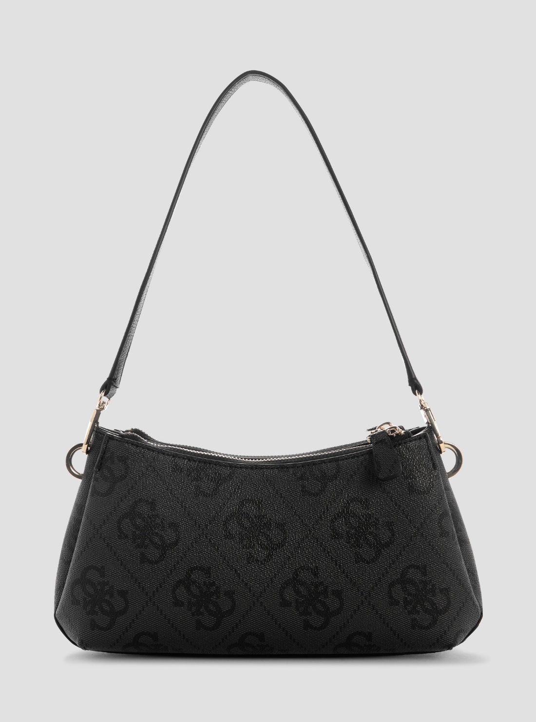 GUESS Womens Black Logo Noelle II Mini Shoulder Crossbody Bag SS967273 Back View