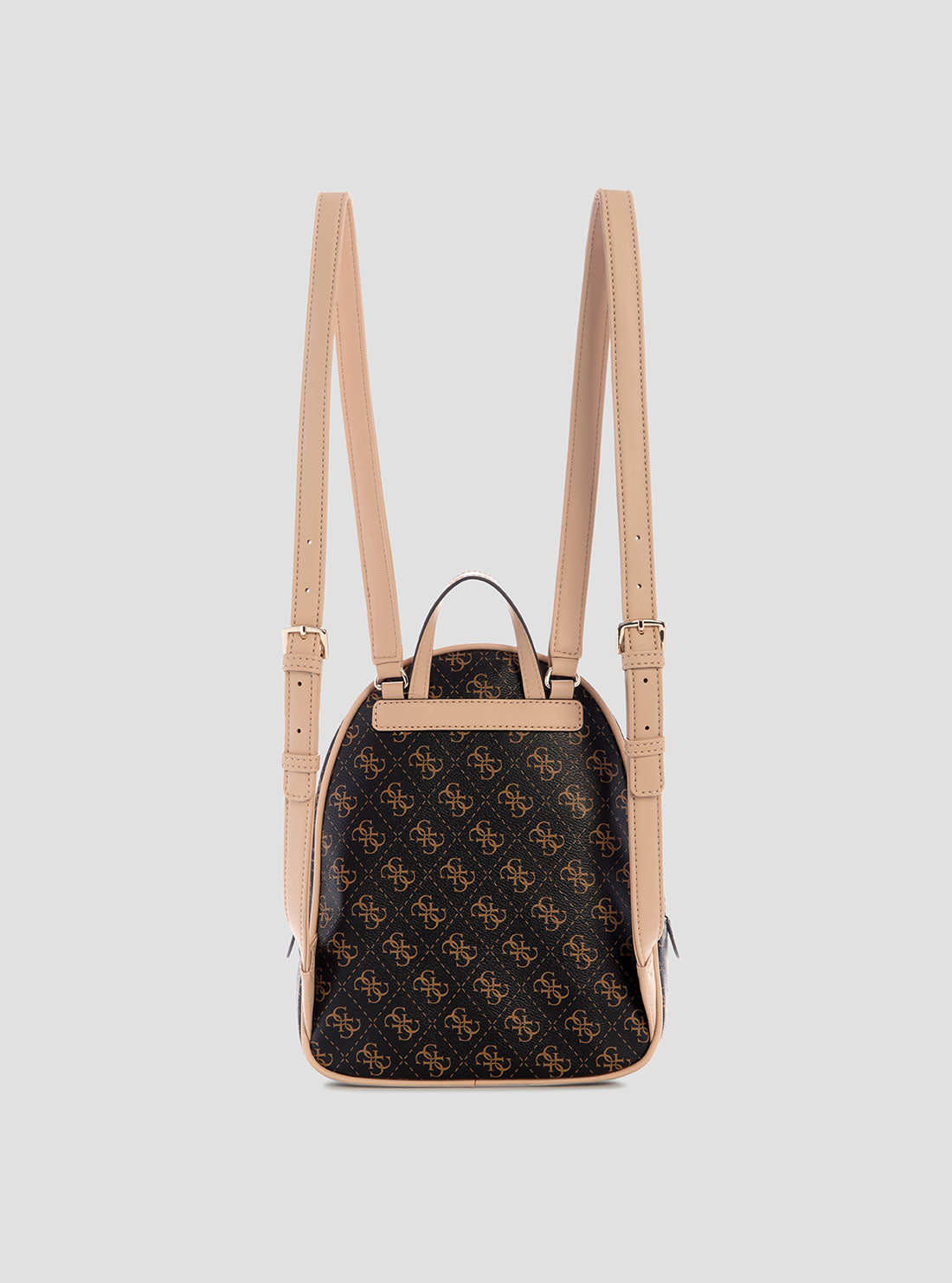 Brown Logo Manhattan Backpack