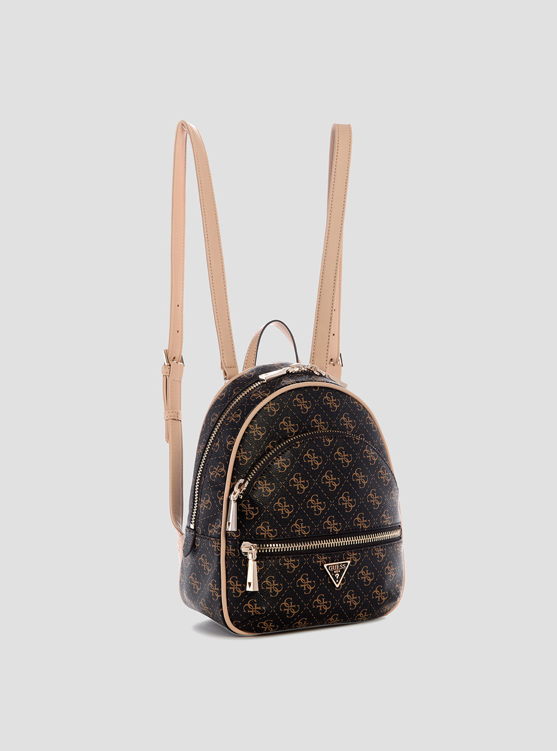Brown Logo Manhattan Backpack