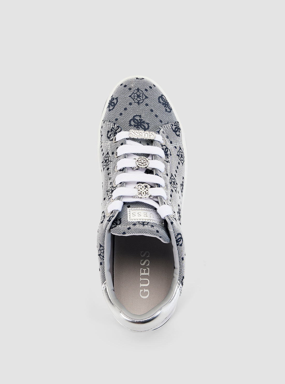 GUESS Footwear Blue Stasey Sneakers STASEY2 Top View