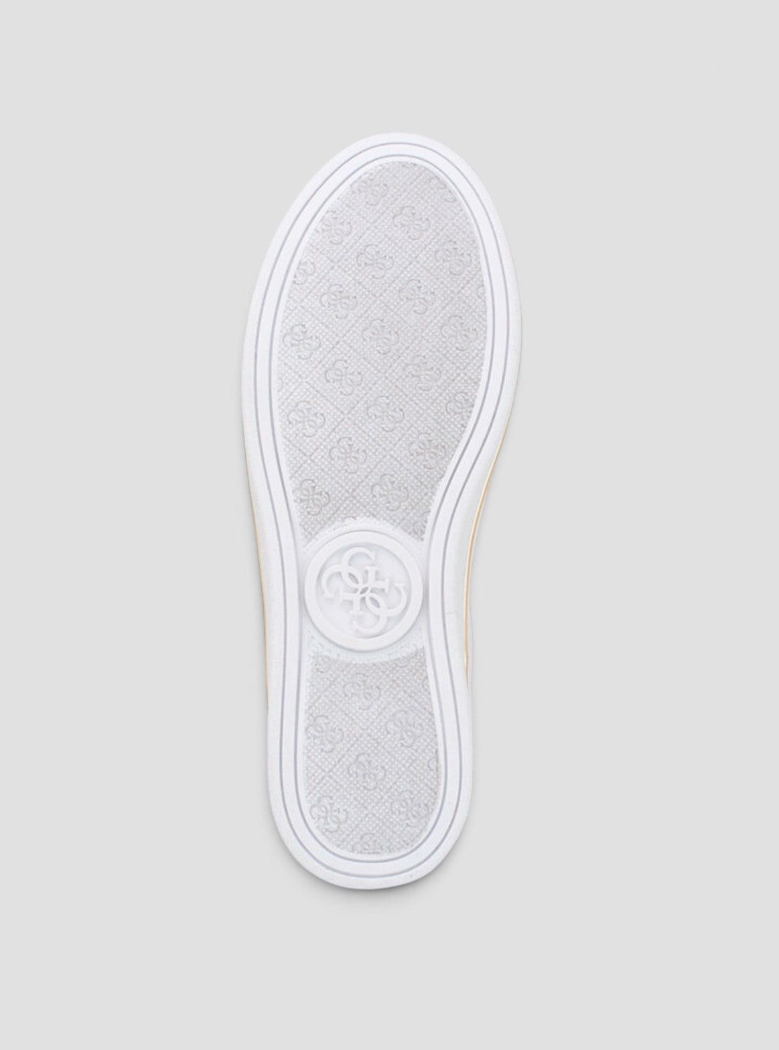 GUESS Footwear White Stasey Sneakers STASEY4 Bottom View