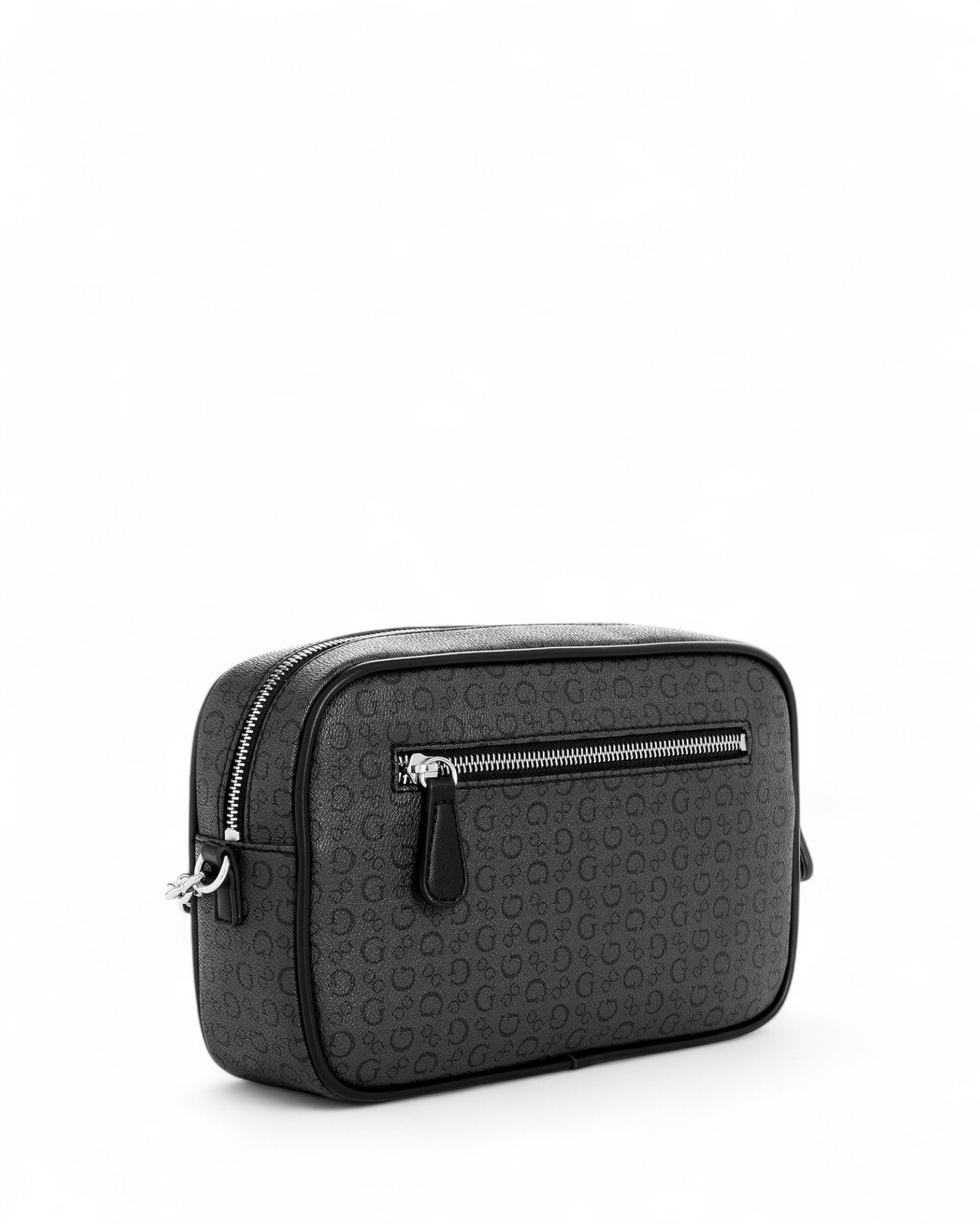 Black Logo Creswell Crossbody Top Zip