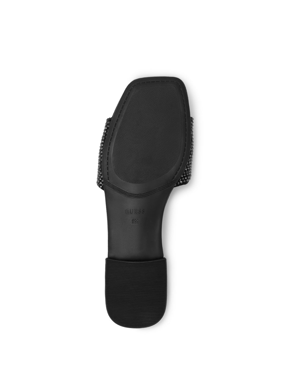 GUESS Black Tamedi Slide Sandals sole view
