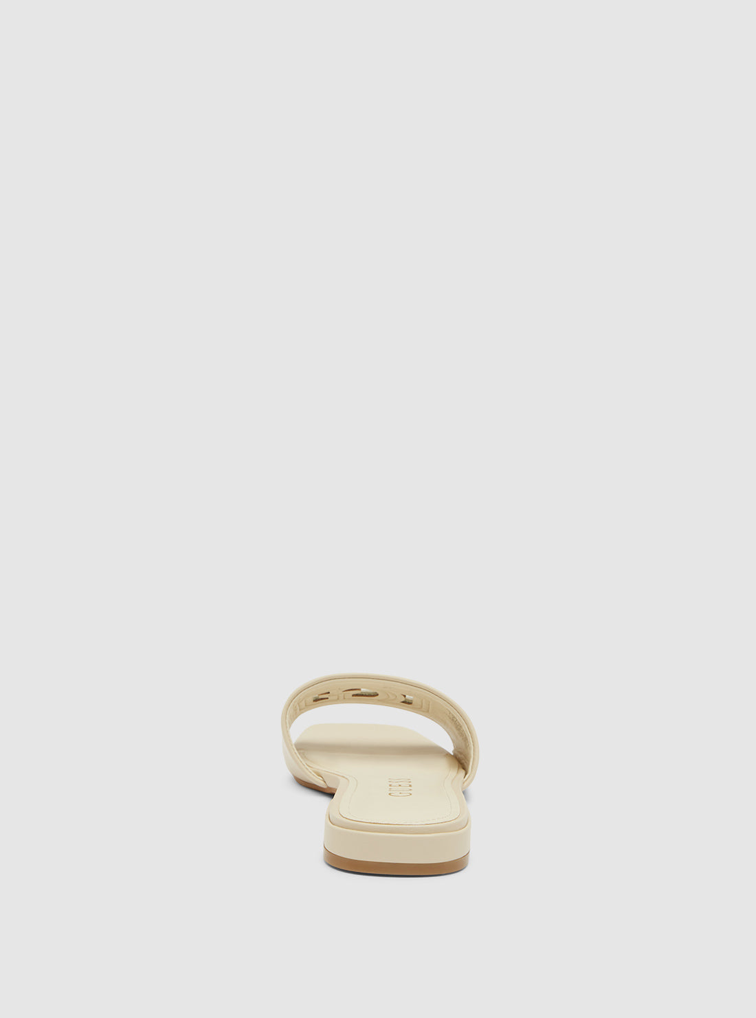 GUESS Womens Footwear Beige Tarisha Slide Sandals TARISHA2 Back View