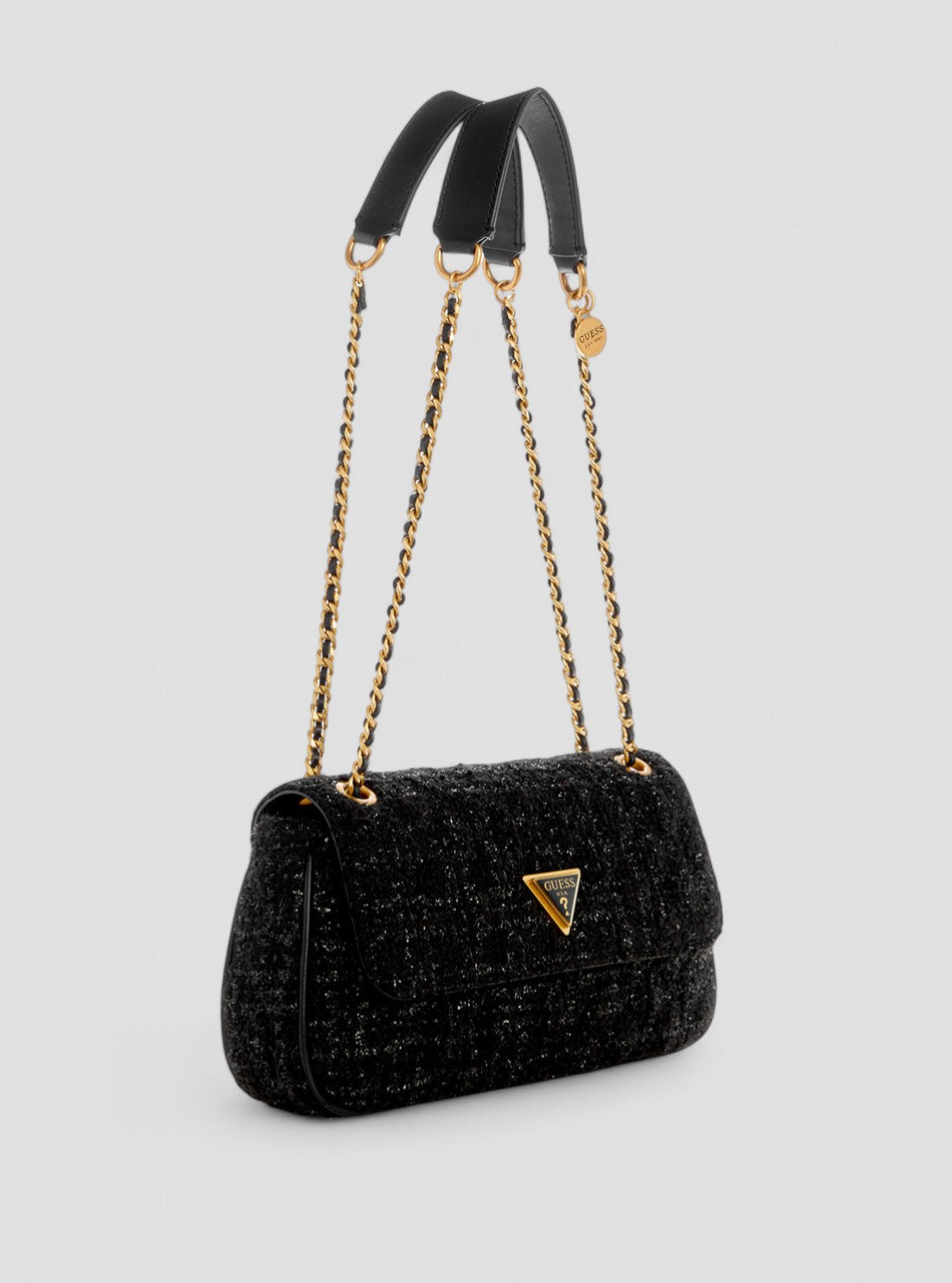 GUESS Womens Black Giully Crossbody Bag TB874821 Side View
