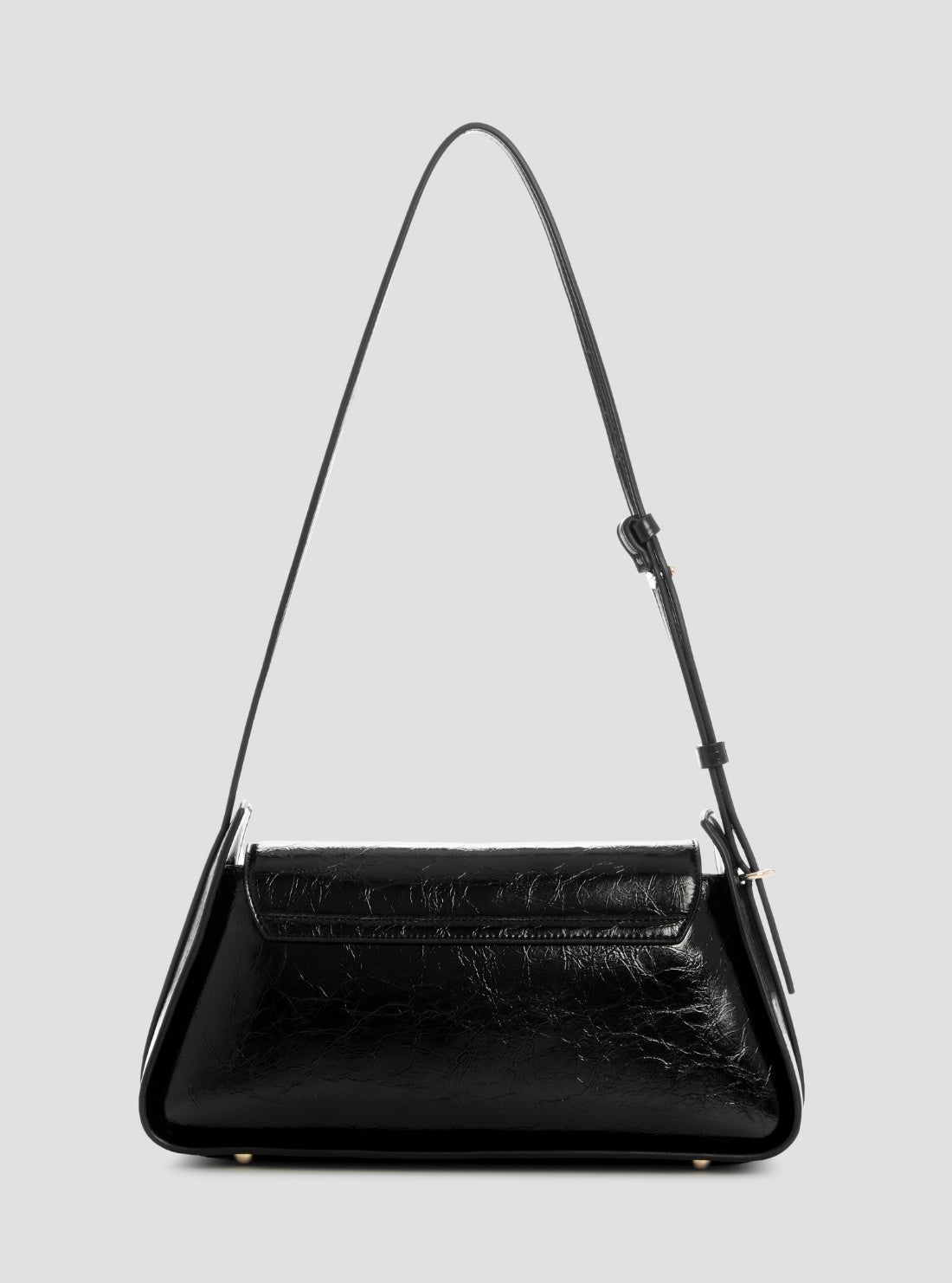 Black Xena Flap Shoulder Bag