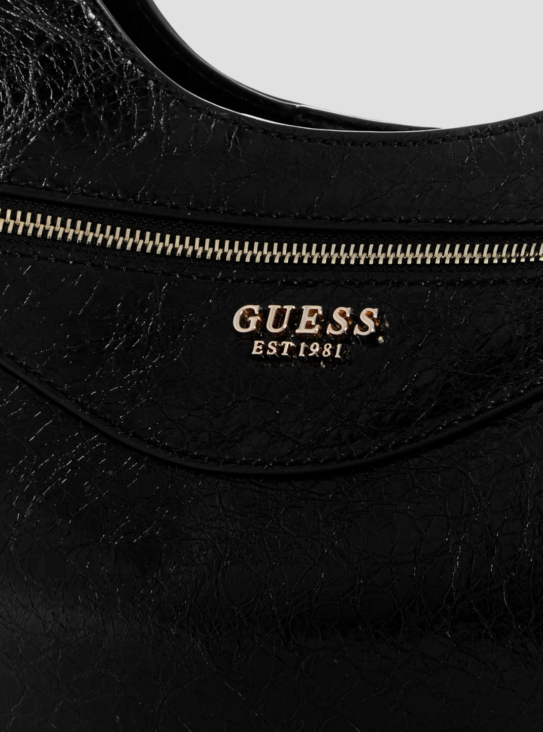 GUESS Womens Black Antonia Large Hobo Bag TG218302 Detail View