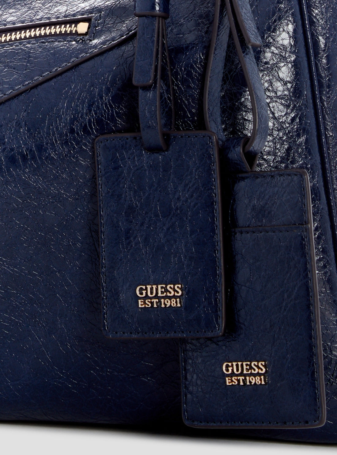 GUESS Womens Midnight Blue Antonia Large Hobo Bag TG218302 Detail View